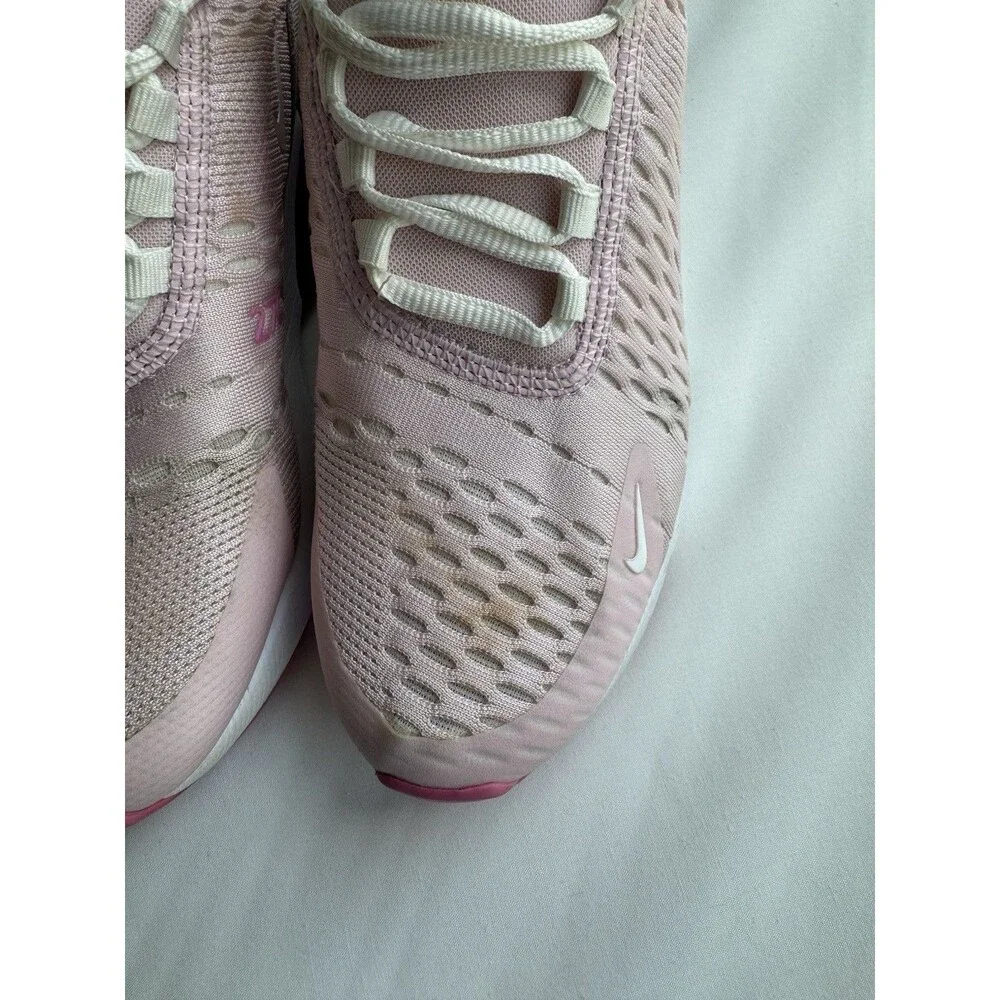 Nike Air Max 270 Pink Kids Youth Size 4Y Running Shoes Sneakers Mesh GS Worn